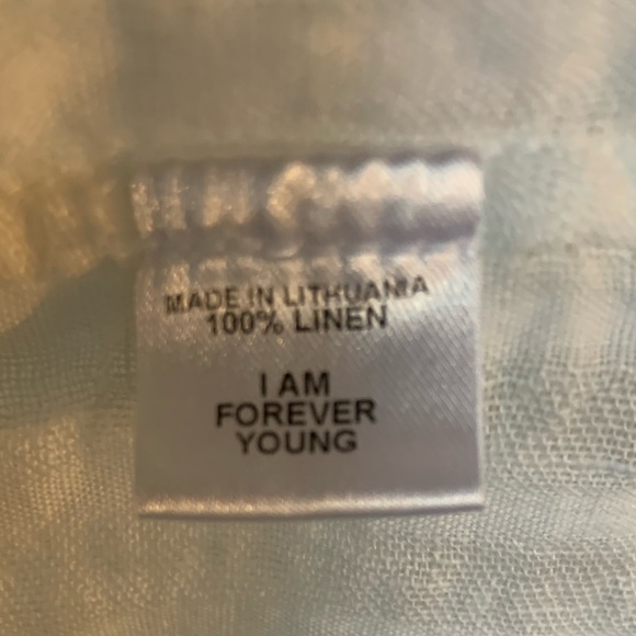 FLAX white linen shirt — like new!! - Picture 2 of 4